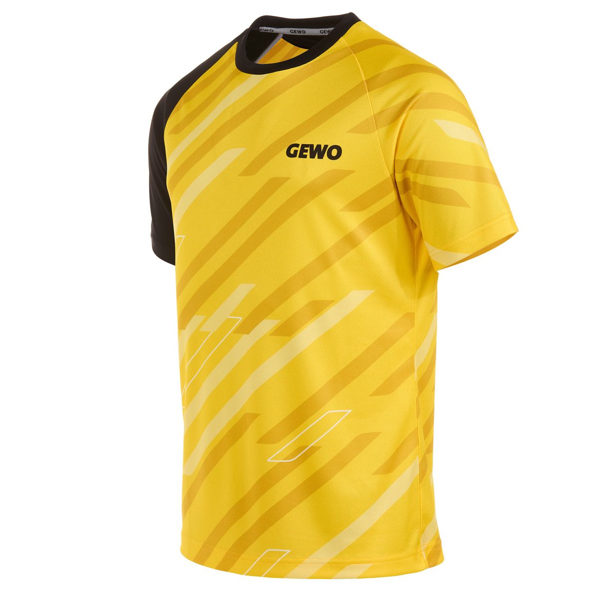 T-shirt Gewo Ponza II jaune/noir
