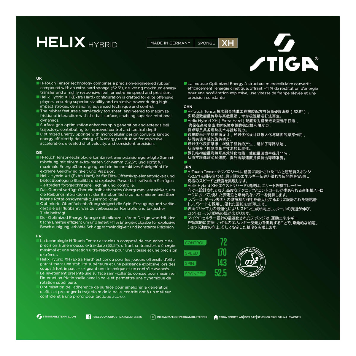 Stiga Helix Hybrid XH