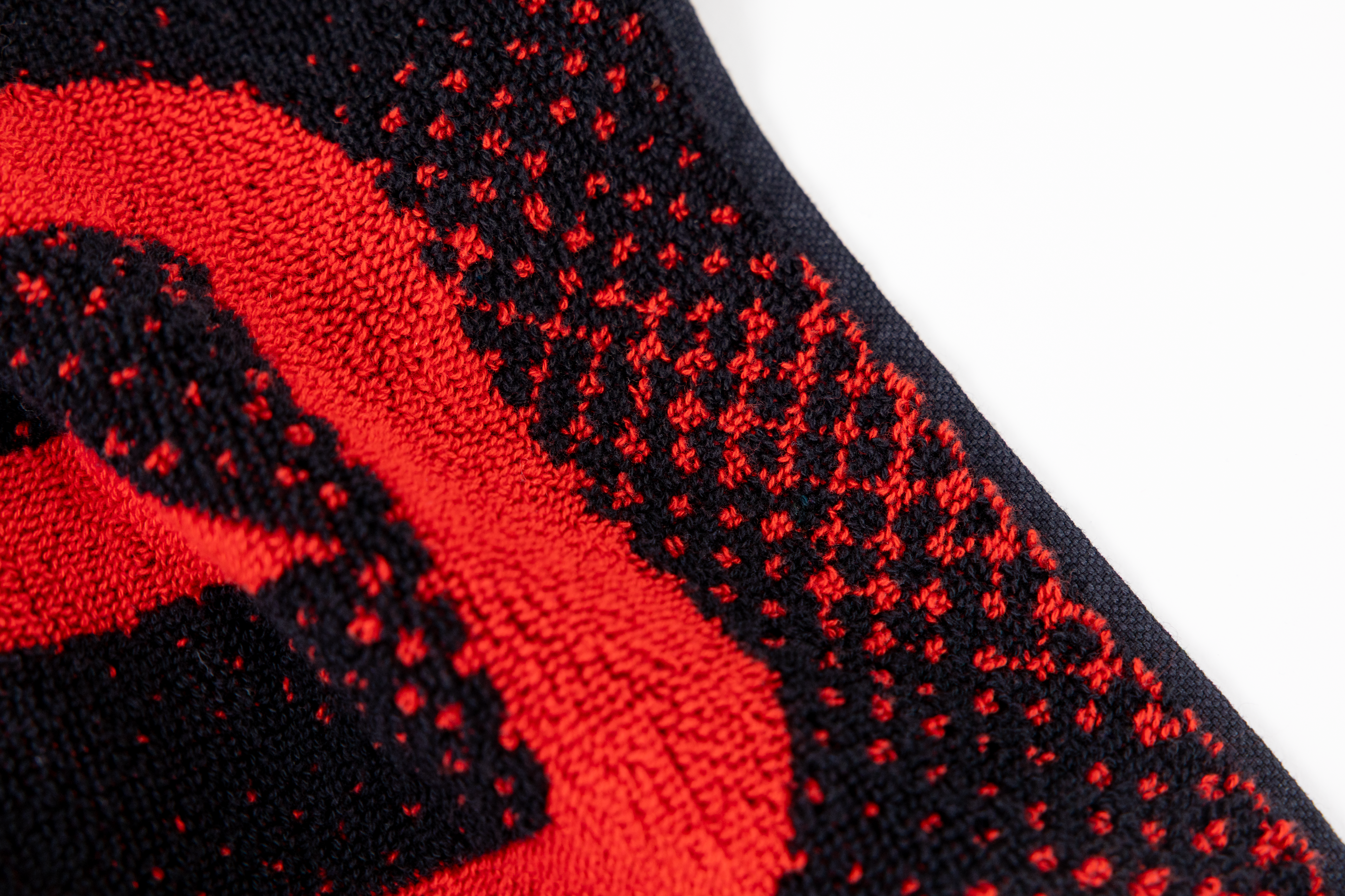 Toalla Andro NUZN M negro/rojo