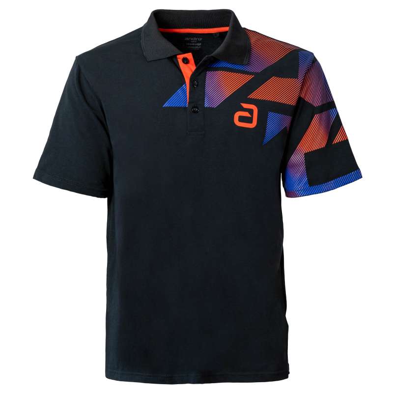 Andro Shirt Benzon Cotton black/red