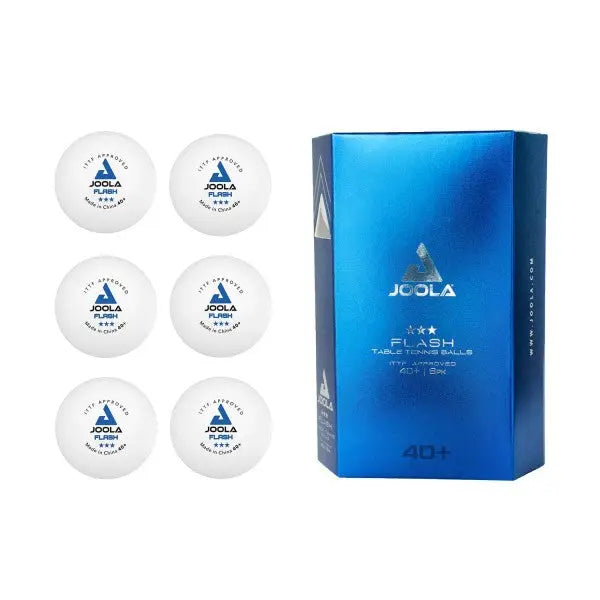 Joola Ball Flash*** 40+ white (6) Joola SE - tabletennisstore.eu
