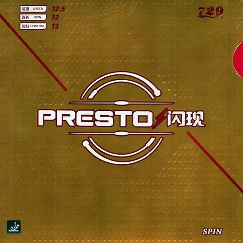 Friendship 729 Presto Spin Friendship SE - tabletennisstore.eu