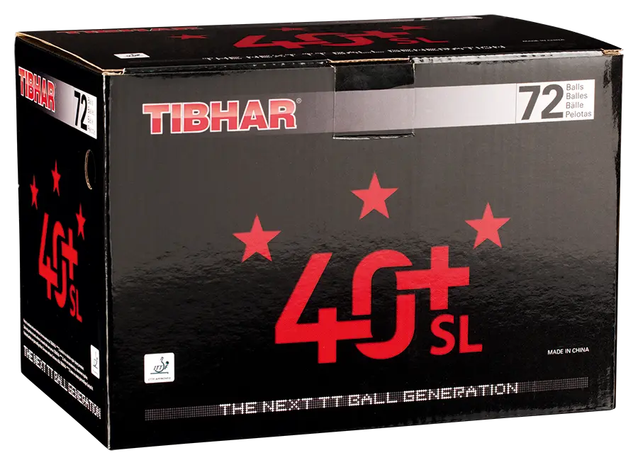 Tibhar Ball ***40+ SL pack of 72 white Tibhar SE - tabletennisstore.eu