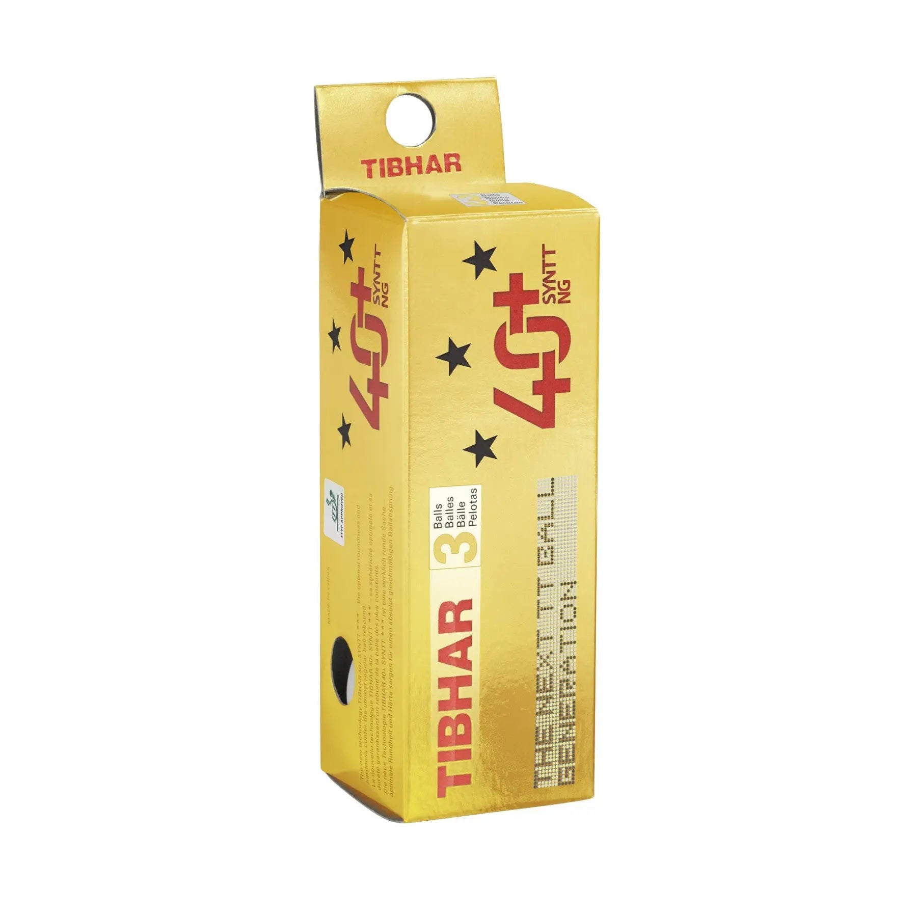 Tibhar Ball***40+ SYNTT NG white (3) Tibhar SE - tabletennisstore.eu