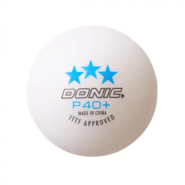 Donic Ball P40+ *** white (120) DONIC SE - tabletennisstore.eu